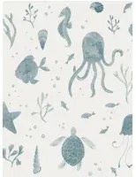 Sandberg Carta da parati Della - Ocean Blue