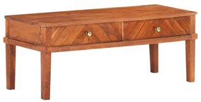 Mobile Porta Tv 110x40x41 Cm İn Legno Massello Di Acacia /