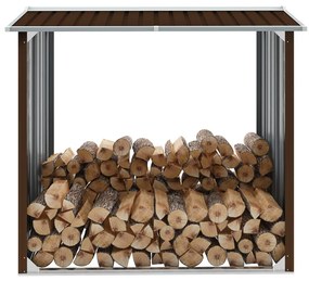Capannone İn Acciaio Zincato 172x91x154 Cm Marrone /
