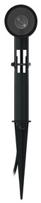 Faretto con Picchetto GU10 da Giardino Orientabile Serie SHADOW - Nero