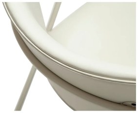 Poltrona in similpelle crema Zed - DAN-FORM Denmark