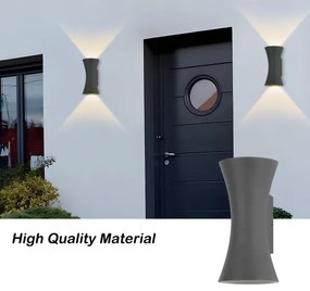 Brilagi - Applique da esterno a LED BICON LED/10W/230V antracite IP44