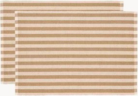 Set di 2 tovagliette americane Statement Stripe