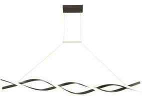 Lampadario LED a sospensione con filo TWIST LED/37W/230V 4000K 120 cm nero