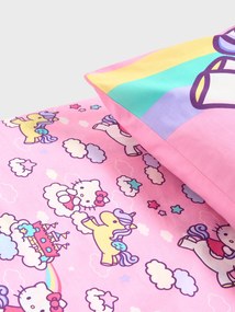 Sinsay - Set di biancheria da letto Hello Kitty - orchidea