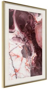 Poster  Beauty Enchanted in Marble  Cornice Quadri Cornice d'oro con passe-partout, Larghezza x Altezza Home decor 20x30