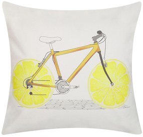 Set di 2 cuscini stampa di bicicletta 45 x 45 cm multicolore RUSCUS Beliani