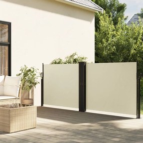 Tenda Da Sole Laterale Retrattile Crema 140x600 Cm /