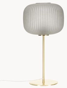 Lampada da tavolo grande con paralume in vetro Sober