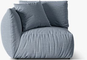 Modulo angolare Chris in tessuto effetto lino – L110 cm