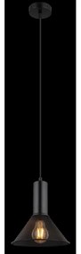 Globo 15648H1 - Lampadario a sospensione con filo JEDD 1xE27/60W/230V nero
