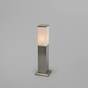 Lampada da esterno in acciaio 45 cm IP44 - Malios con picchetto da terra e pressacavo