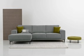 Divano angolare in grigio scuro (con penisola a sinistra) Copenhagen – Scandic