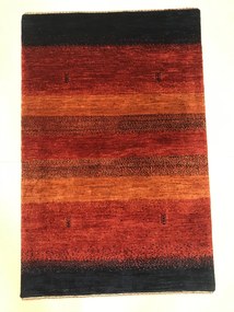 Loribaft Tappeto 80 x 120 Rosso (Iran) Annodato A Mano