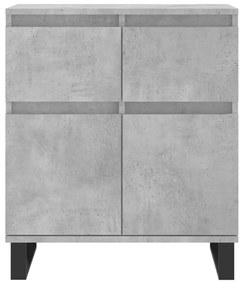 Credenza grigio cemento 60x35x70 cm in legno multistrato