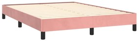 Giroletto rosa 140x190 cm in velluto