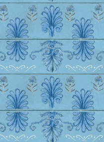 Mindthegap Carta da parati Mykonos Villa Motif - Azure