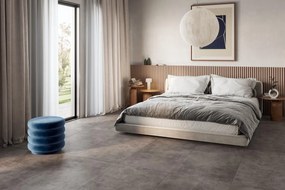Piastrella da pavimento e rivestimento interno 60 x 120 cm Sp. 9 mm rettificato LM DRAFT DARK 60X120 RT in gres porcellanato smaltato opaco antracite traffico medio forte (pei 3/5) R9 1.44 mq