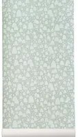 Ferm Living Carta da parati Mountain Tops - Mint