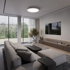 Plafoniera con sensore CLEO 5xE27/24W/230V d. 60 cm grigio