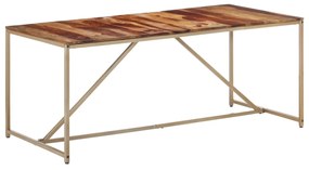 Tavolo da Pranzo 180x90x76 cm in Legno Massello di Sheesham