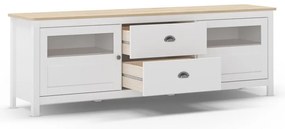 Mobile TV in pino bianco 180x59 cm Misti - Marckeric