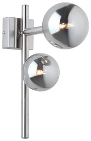 Jupiter 1903 - Applique NEPTUN 2xG9/14W/230V cromo opaco/grigio fumé