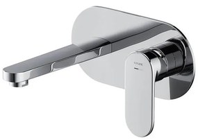 Cersanit S951-330-Rubinetto per lavabo da incasso CREA cromo lucido