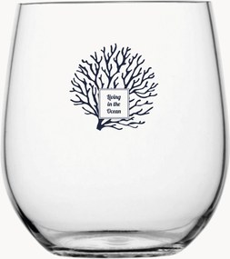 Set di 6 bicchieri antiscivolo in tritan Living Water