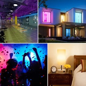 Lampadina LED RGBW dimmerabile MESH G120 E27/4,9W/230V 2700-6500K + +TC - Aigostar