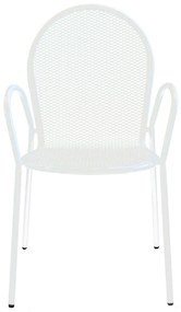 ROMANUS - set tavolo in metallo cm 60 x 60 x 72 h con 2 poltrone Maris