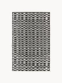 Tappeto da interno-esterno tessuto a mano con motivo geometrico Rune