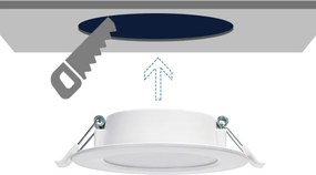 Aigostar - Lampada LED da incasso LED/4W/230V 4000K diametro 9,8 cm bianco