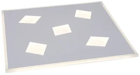 Plafoniera LED moderno Fiona, bianco 50x50 cm, 5500 lumen