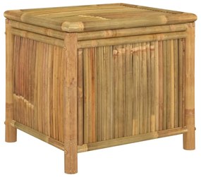 Contenitore portaoggetti da giardino 60x52x55 cm in bambù
