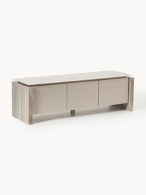 Credenza bassa in marmo e metallo Bruce