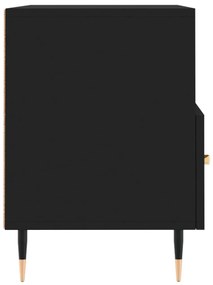 Mobile Porta TV Nero 80x36x50 cm in Legno Multistrato