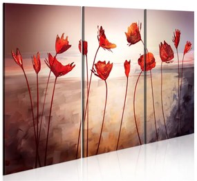 Quadro Bright red poppies