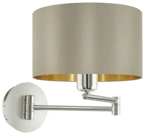 Applique glamour Maserlo grigio 1X E27 EGLO