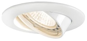 Faretto da incasso smart bianco orientabile con WiFi GU10 - Edu