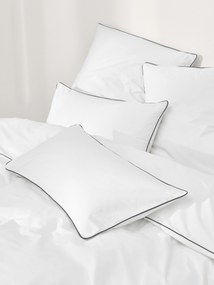 Copripiumino in cotone percalle con bordino Daria