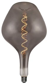 Lampadina Bottiglione, LED, E27 pera, fumé, luce calda, 4W= 150LM 360° dimmerabile, ON