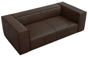 Divano in pelle marrone scuro 212 cm Madame - Windsor &amp; Co Sofas