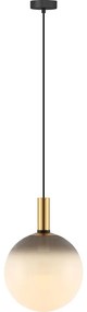 Zuma Line 003064-034739- Sospensione a cavo NUA 1xE27/25W/230V Ø 30 cm oro/nero