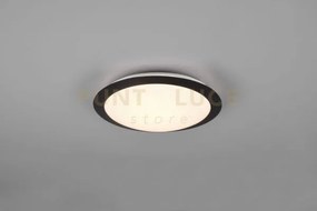 Umberto h2o plafoniera led 12w 1160lm, 3000k bordo nero ip44 d. 29cm