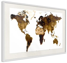 Poster  Our World  Cornice Quadri Cornice nera con pass-partout, Larghezza x Altezza Home decor 60x40