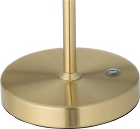 Lampada da tavolo LED color ottone con paralume in metallo (altezza totale 28 cm) Lianna – Bloomingville