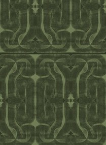 Coordonne Carta da parati Infinity Strokes - Green