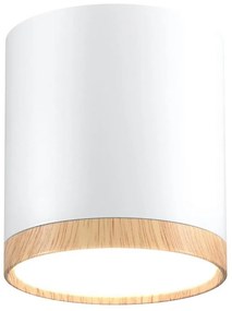 Plafoniera LED TUBA LED/5W/230V bianco/beige