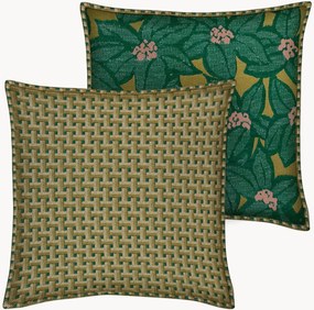 Cuscino reversibile fatto a mano per esterni Janis & Michelle